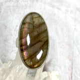 Purple Labradorite oval ring s.10 PRGJ285 - Nature's Magick