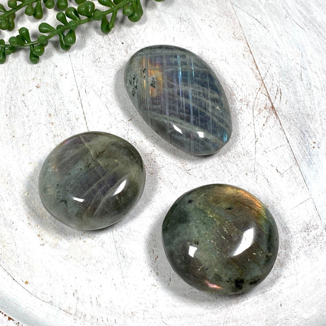 Purple labradorite palmstone PLBP - Nature's Magick