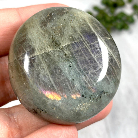 Purple labradorite palmstone PLBP - Nature's Magick