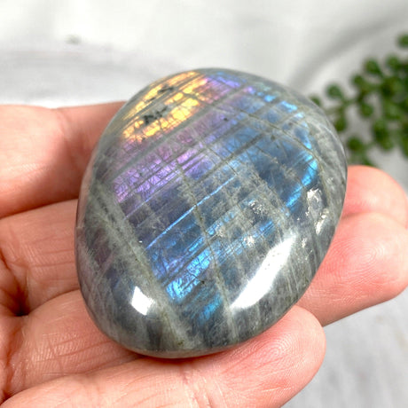 Purple labradorite palmstone PLBP - Nature's Magick