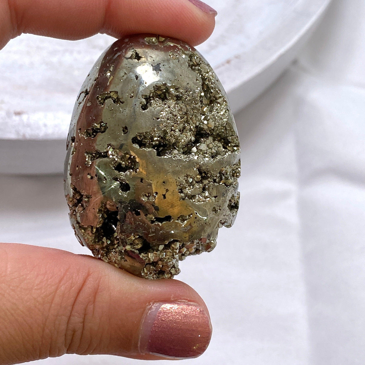 Pyrite A grade Egg PY-E1 - Nature's Magick