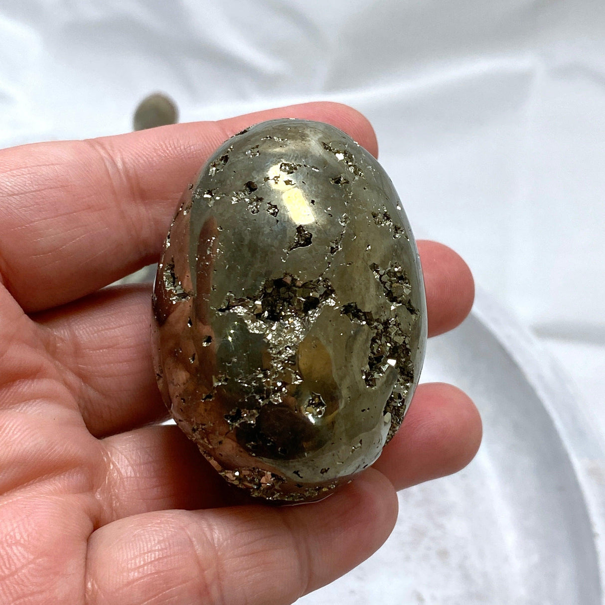 Pyrite A grade Egg PY-E5 - Nature's Magick