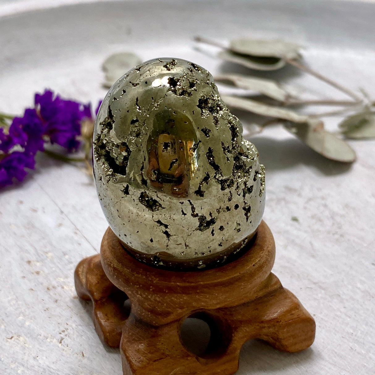 Pyrite A grade Egg PY-E8 - Nature's Magick