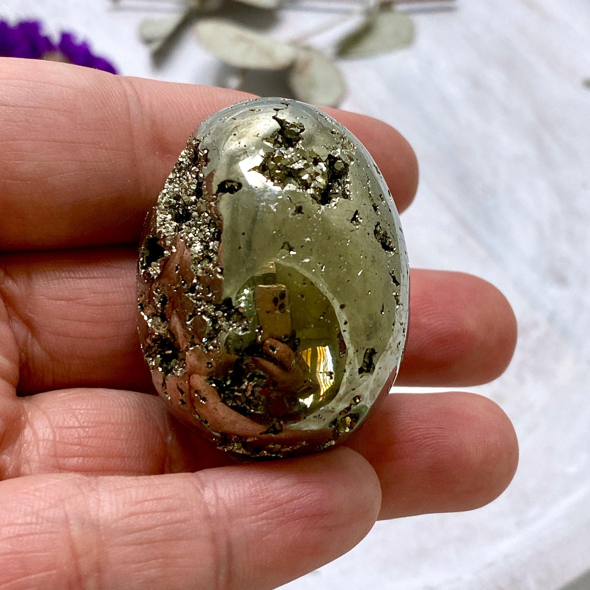 Pyrite A grade Egg PY-E8 - Nature's Magick