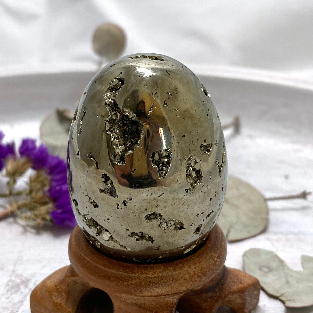 Pyrite A grade Egg PY-E9 - Nature's Magick