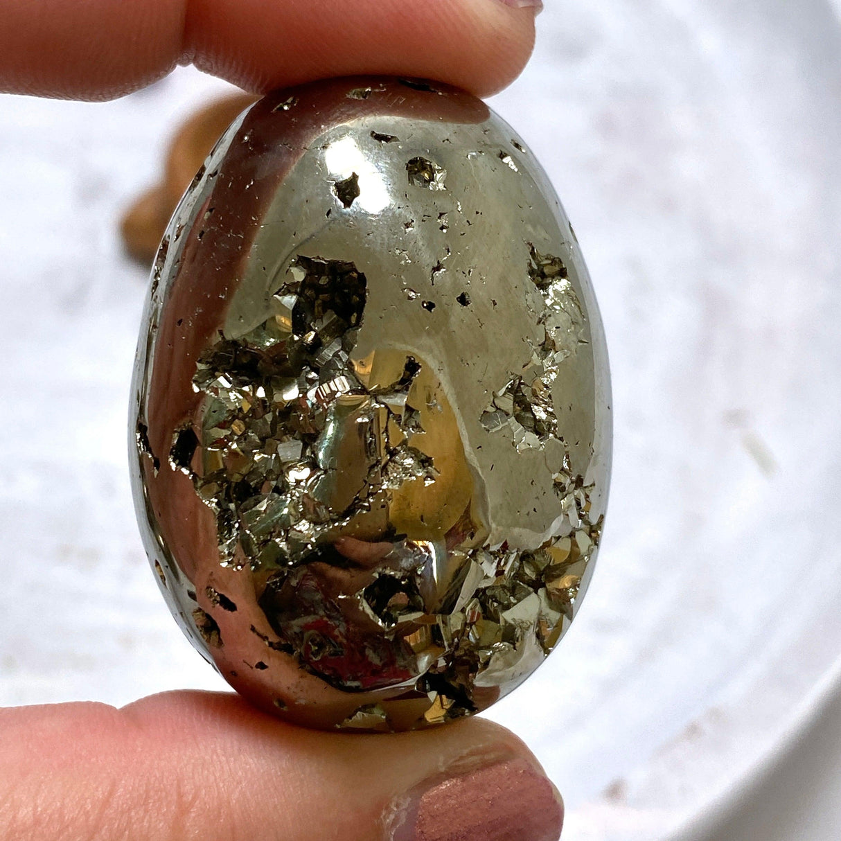 Pyrite A grade Egg PY-E9 - Nature's Magick