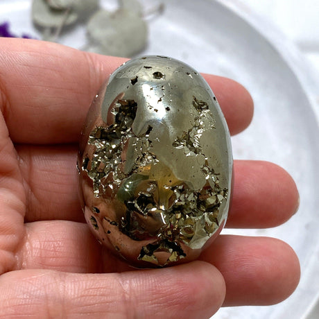 Pyrite A grade Egg PY-E9 - Nature's Magick