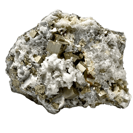 Pyrite with quartz cluster 5.4kg PYRS-01 - Nature's Magick