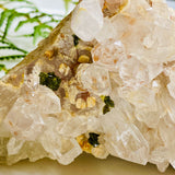 Quartz Cluster with Epidote QEPE-01 - Nature's Magick
