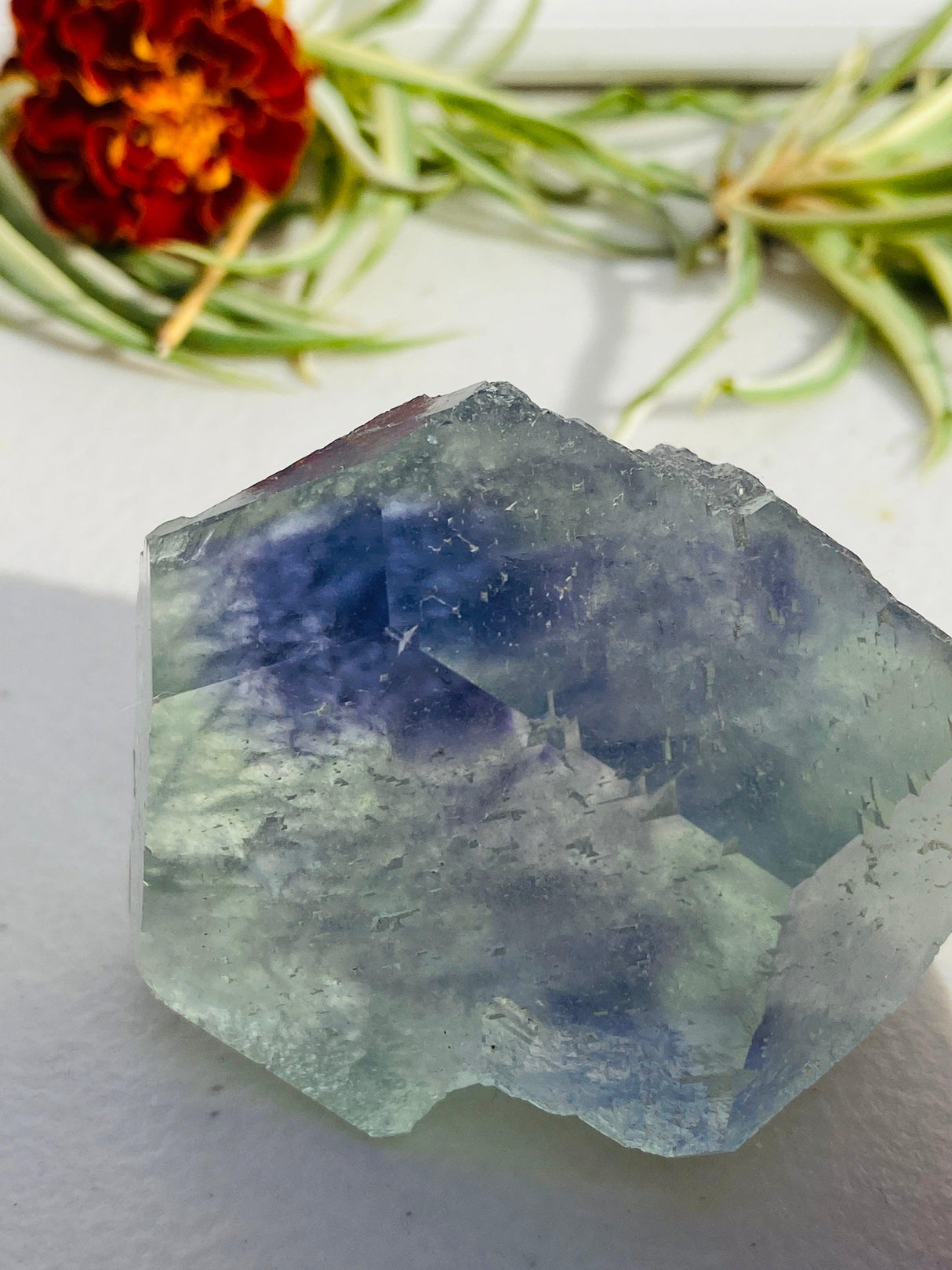 Rainbow Fluorite cluster FLU-06 - Nature's Magick