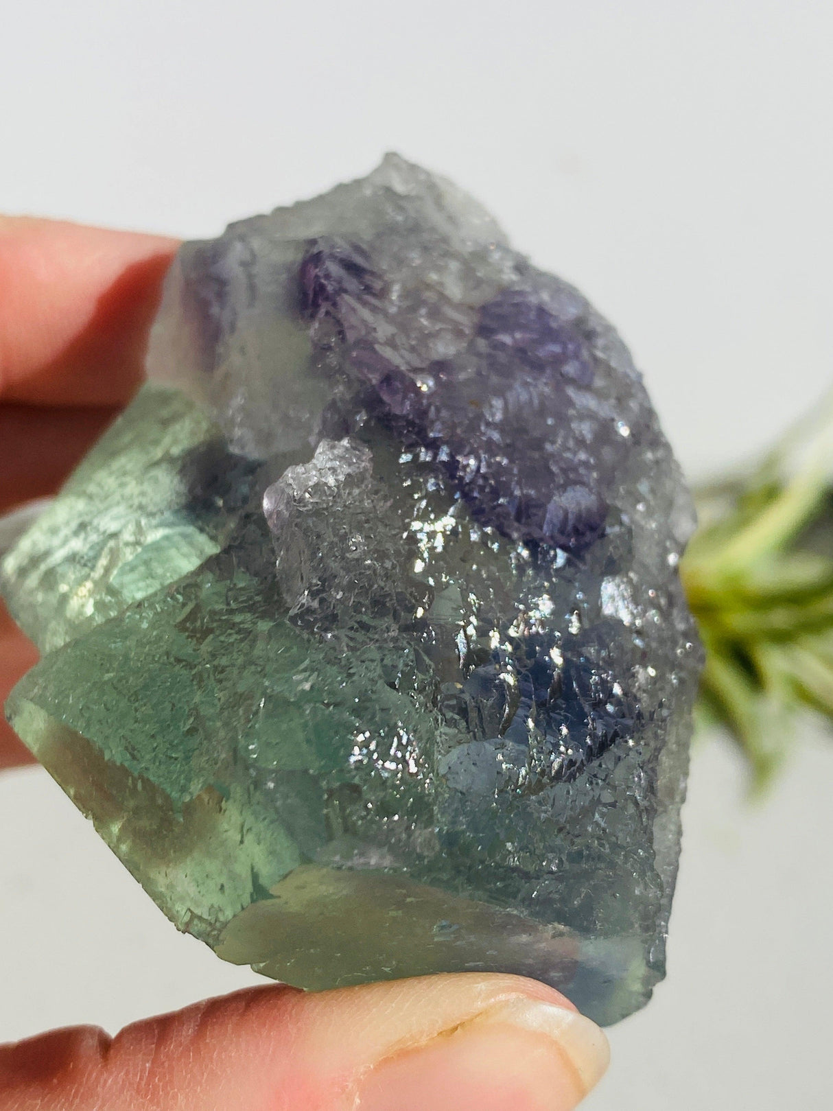 Rainbow Fluorite cluster FLU-06 - Nature's Magick