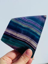 Rainbow Fluorite polished freeform slab C1444f - Nature's Magick