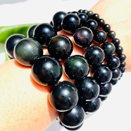 Rainbow Obsidian bracelet - Nature's Magick