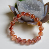 Red Hematoid "Fire Quartz" bracelet - Nature's Magick