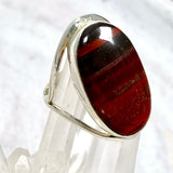 Red Jasper split band oval ring s.10 KRGJ2620 - Nature's Magick