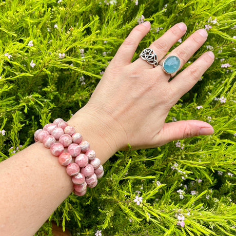 Rhodochrosite bracelet - Nature's Magick