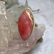 Rhodochrosite marquise ring s.10.5 KRGJ2116 - Nature's Magick