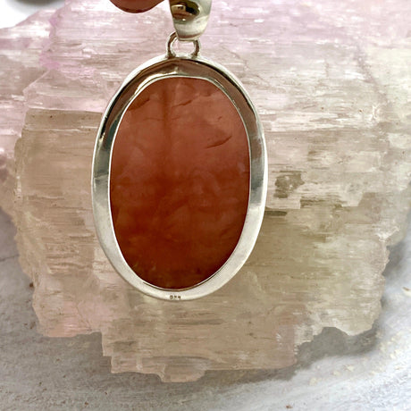 Rhodocrosite oval pendant KPGJ3236 - Nature's Magick