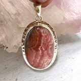 Rhodocrosite oval pendant KPGJ3237 - Nature's Magick