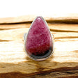 Rhodonite teardrop cabochon ring s.7 KRGJ1495 - Nature's Magick