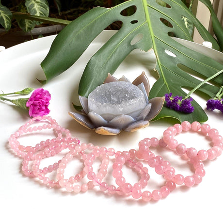 Rose quartz bracelet - Nature's Magick