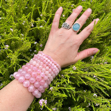 Rose quartz bracelet - Nature's Magick