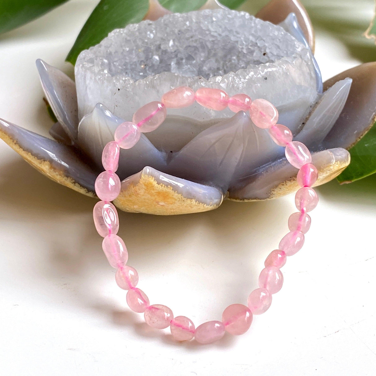 Rose quartz bracelet - Nature's Magick