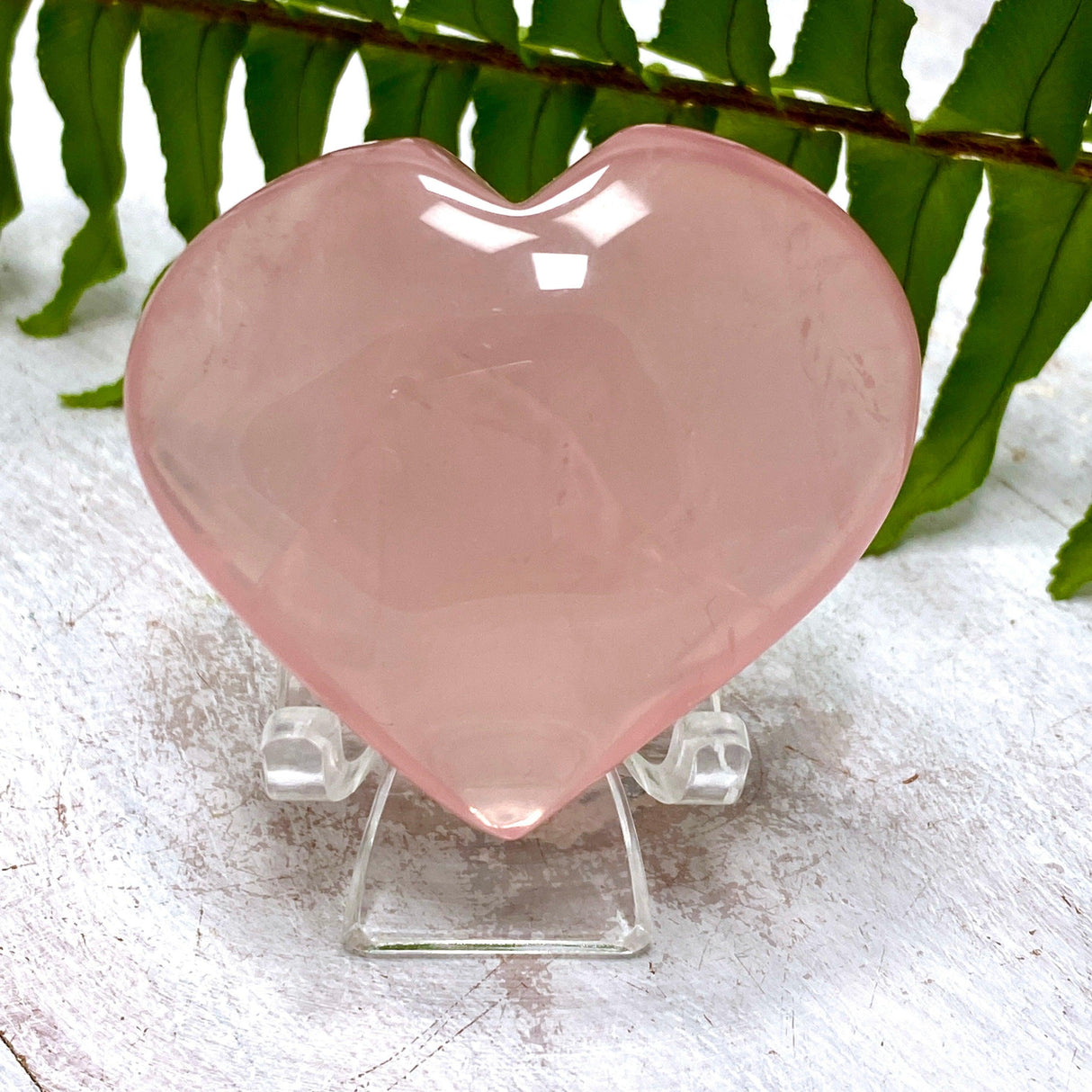 Rose Quartz Heart RQH-04 - Nature's Magick