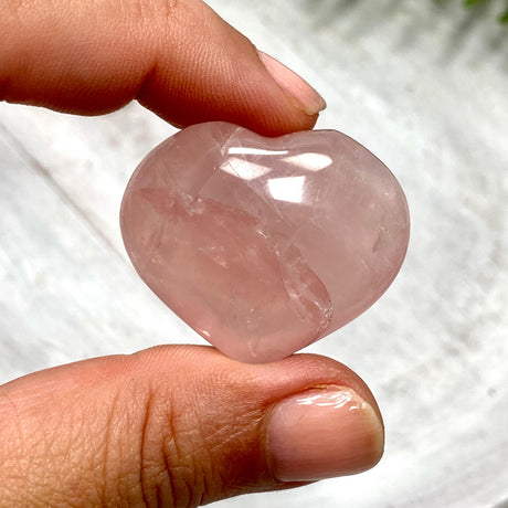 Rose Quartz Heart RQH-12 - Nature's Magick