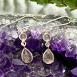 Rose Quartz multi stone teardrop earrings KEGJ1205 - Nature's Magick