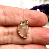 Rose Quartz Petite Raw Pendant PPR-RQ - Nature's Magick