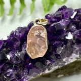 Rose Quartz Petite Raw Pendant PPR-RQ - Nature's Magick