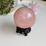 Rose Quartz Sphere RQS-17 - Nature's Magick