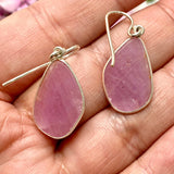 Ruby faceted freeform earrings KEGJ1016 - Nature's Magick