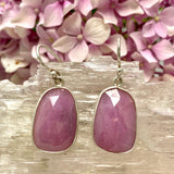 Ruby faceted freeform earrings KEGJ1016 - Nature's Magick