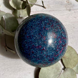 Ruby in Kyanite sphere RKS-01 - Nature's Magick