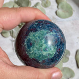 Ruby in Kyanite sphere RKS-04 - Nature's Magick