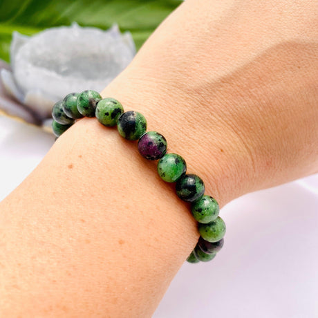 Ruby in Zoisite bracelet - Nature's Magick