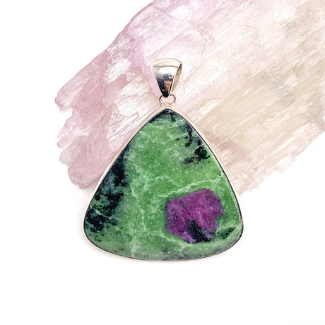 Ruby in Zoisite large teardrop pendant KPGJ1185 - Nature's Magick