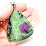 Ruby in Zoisite large teardrop pendant KPGJ1185 - Nature's Magick