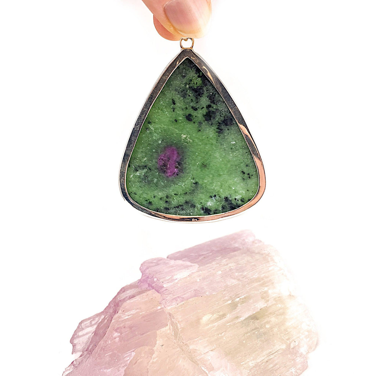 Ruby in Zoisite large teardrop pendant KPGJ1185 - Nature's Magick