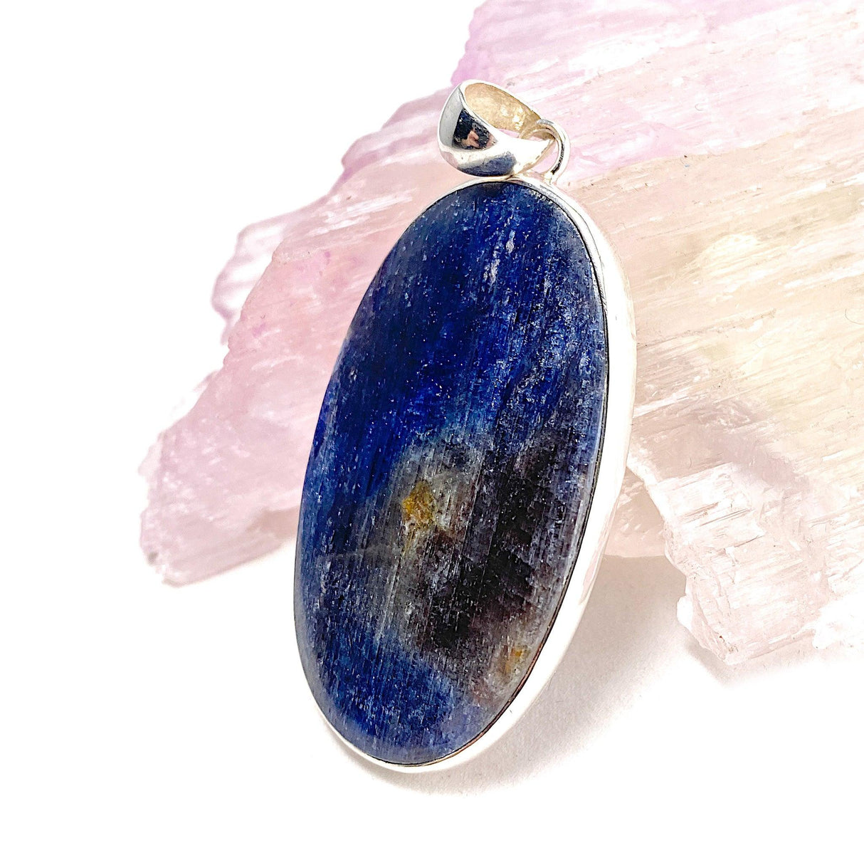 Sapphire cabochon oval pendant KPGJ2144 - Nature's Magick