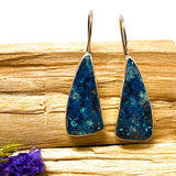 Shattuckite freeform cabochon earrings KEGJ550 - Nature's Magick