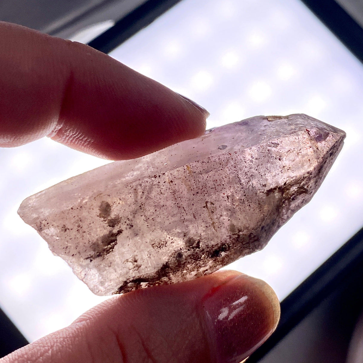 Smokey Amethyst from Chiredzi, Africa quartz crystal CR3164 - Nature's Magick