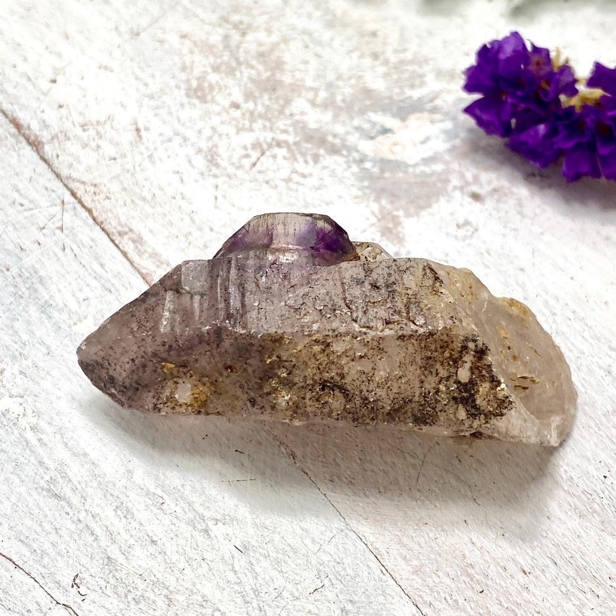 Smokey Amethyst from Chiredzi, Africa quartz crystal CR3164 - Nature's Magick