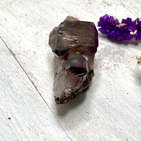 Smokey Amethyst from Chiredzi, Africa quartz crystal CR3176 - Nature's Magick