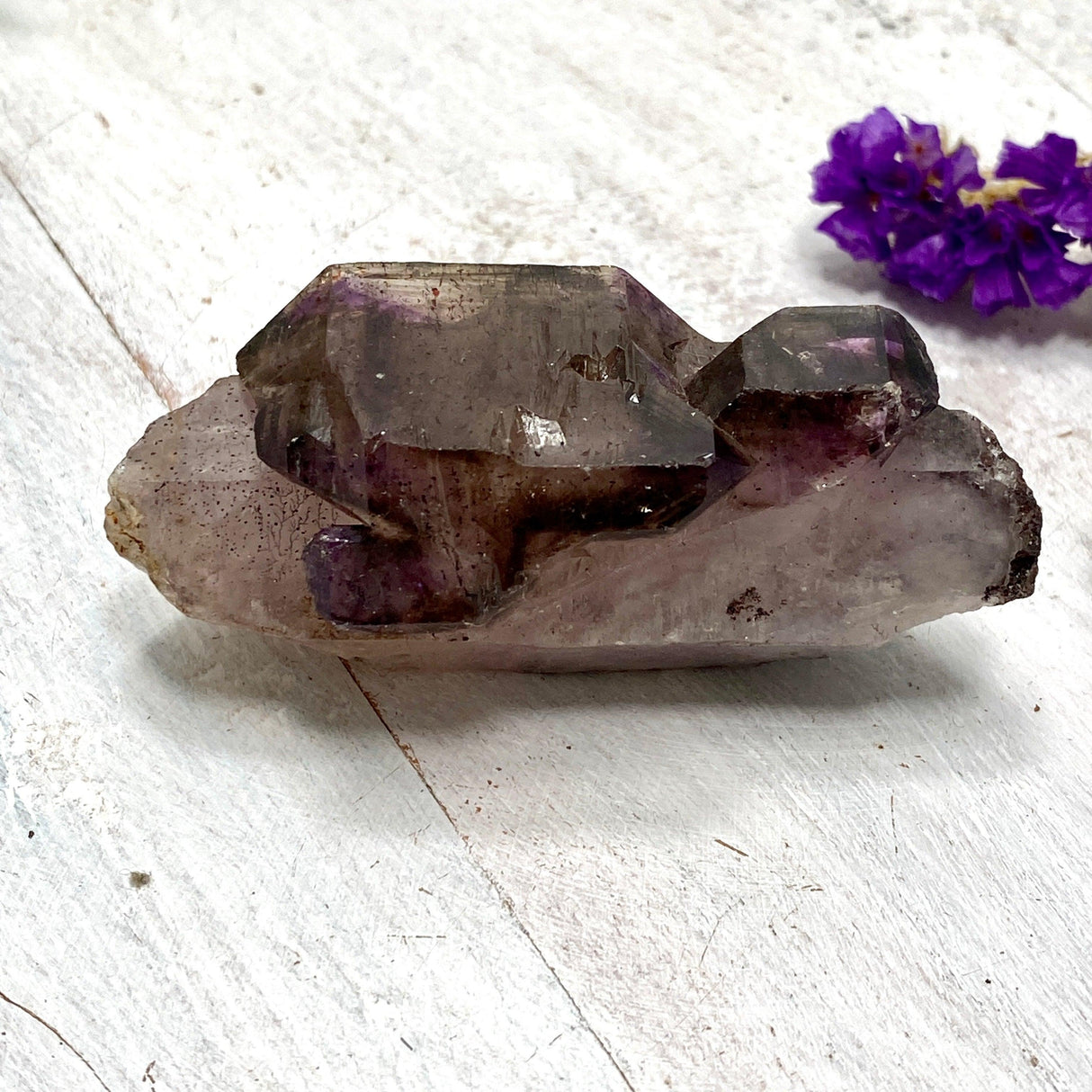 Smokey Amethyst from Chiredzi, Africa quartz crystal CR3176 - Nature's Magick