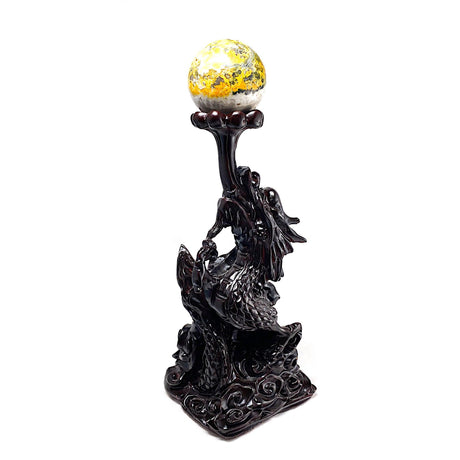 Sphere Stand - Dragon breathing fire - SPH04 - Nature's Magick