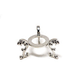 Sphere stand - Silver three leg stand DSD-22 - Nature's Magick