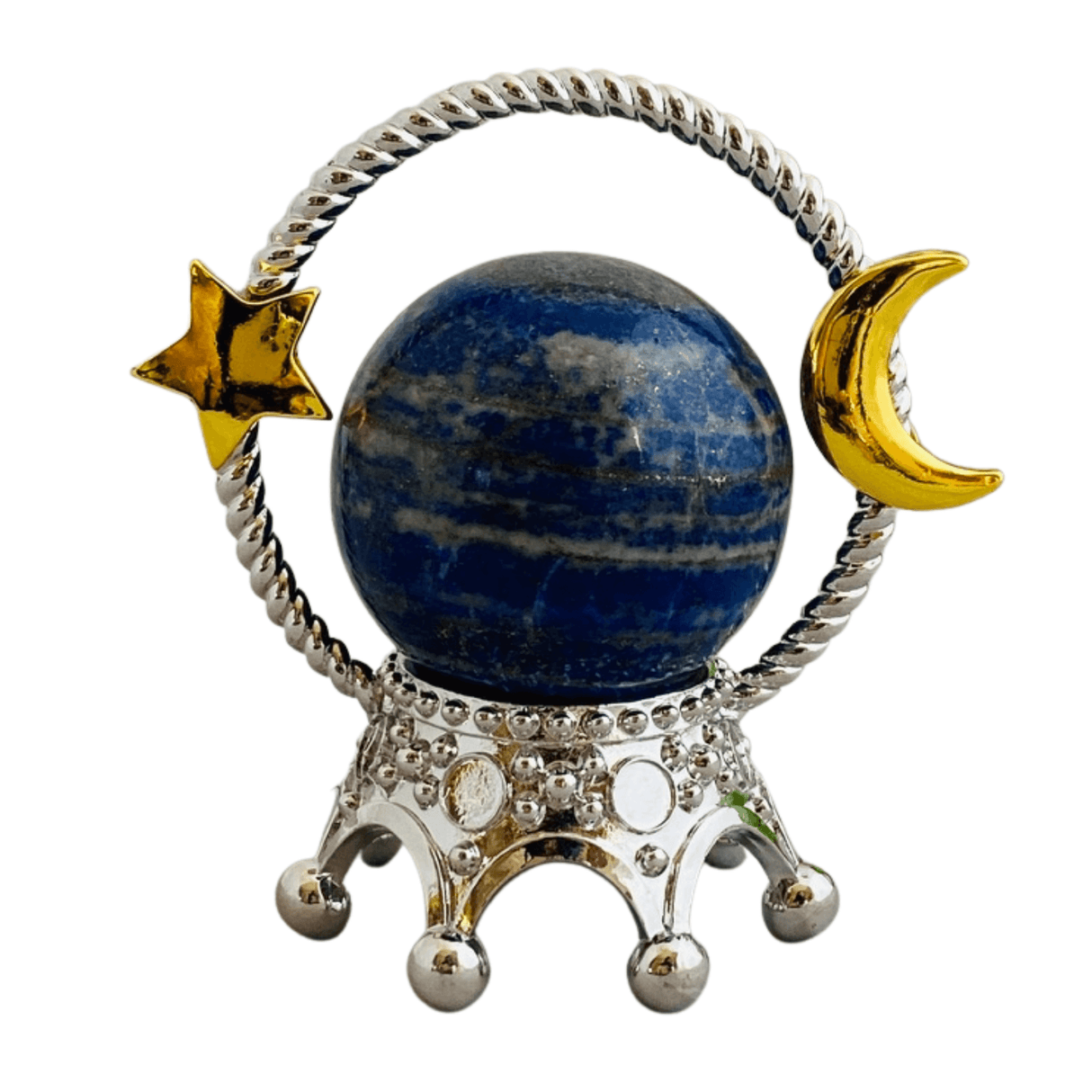 Star and Moon Crown Sphere Stand DSD-17 - Nature's Magick